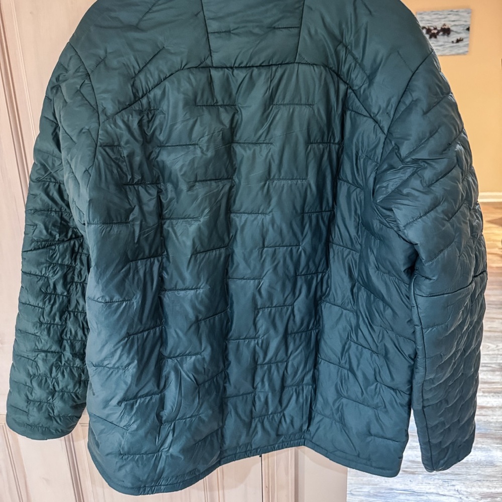 Patagonia Blue and Green Plaid Jacket